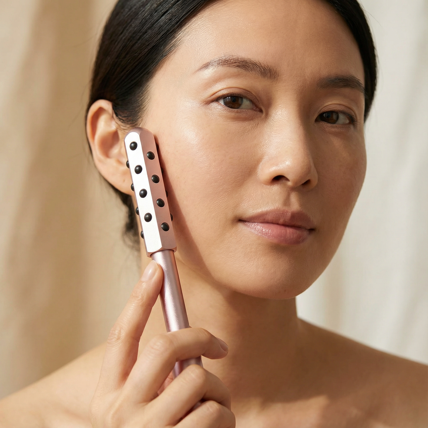 Roller visage — 24 billes de massage contenant du germanium